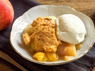 Peach Cobbler Popcorn