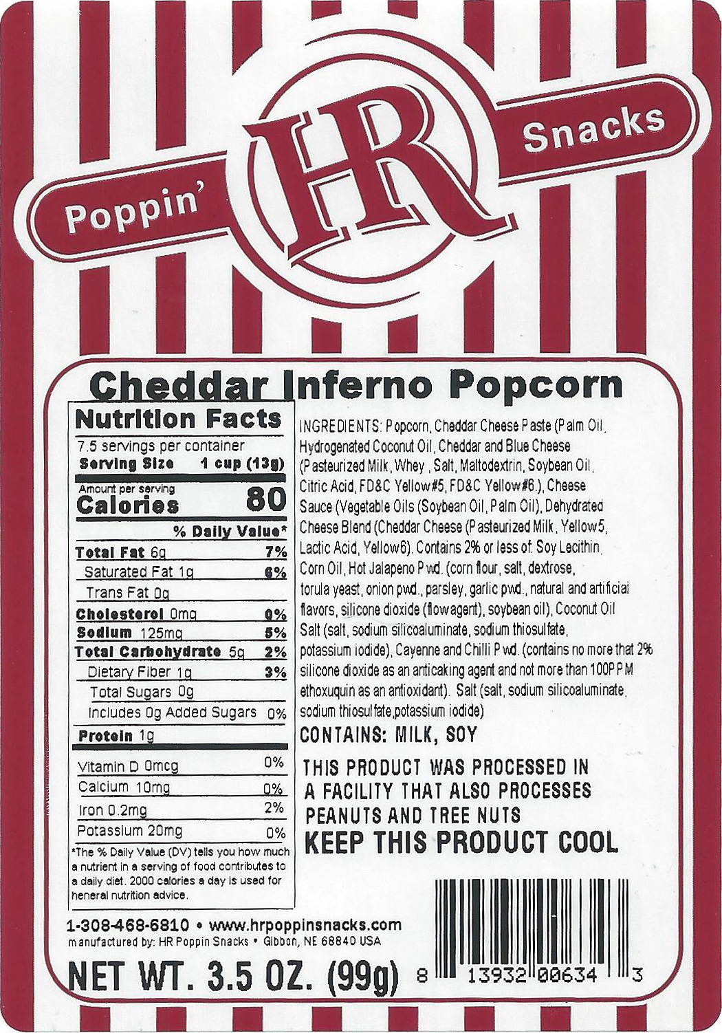 Cheddar Inferno Popcorn - Image 3